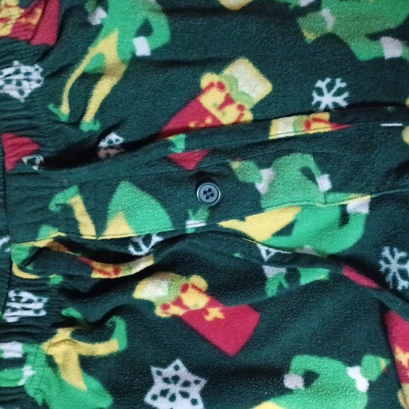 *3 FOR $20 ITEM* Elf Fleece Pajama Pants, Size M - Picture 3 of 5